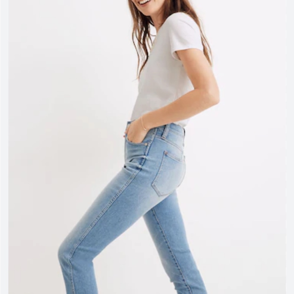 Madewell Women's High Rise Jeans - Light Blue